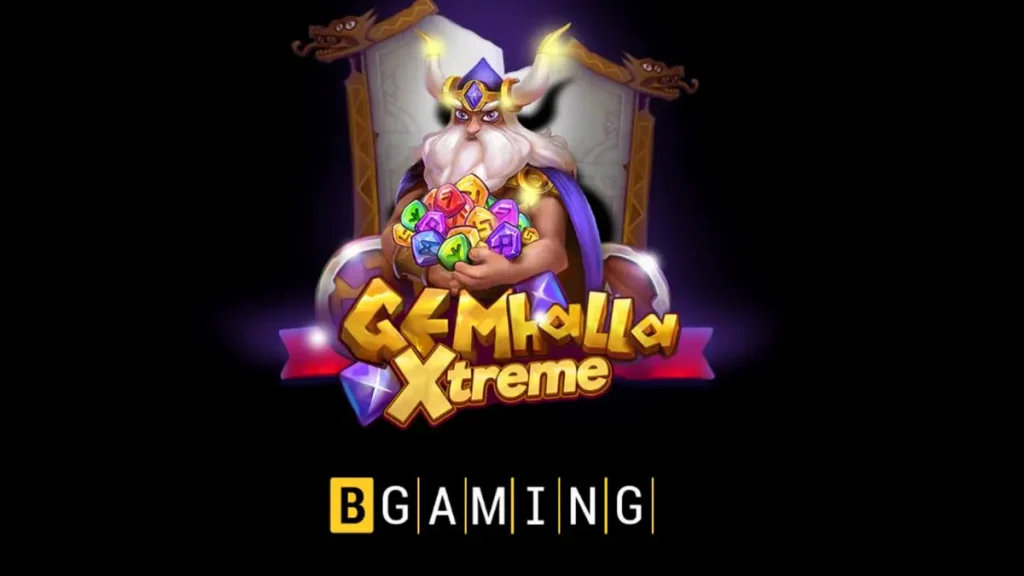 Thor em uma cena épica de batalha no slot Gemhalla Xtreme